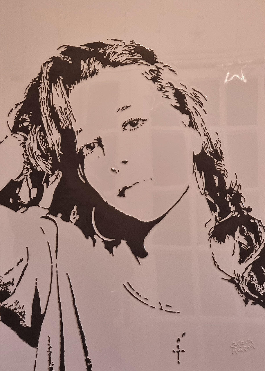 Tableau réalisé avec la technique Morphyl, une peinture acrylique gaufrée contemporaine qui métamorphose la matière en oeuvre vivante